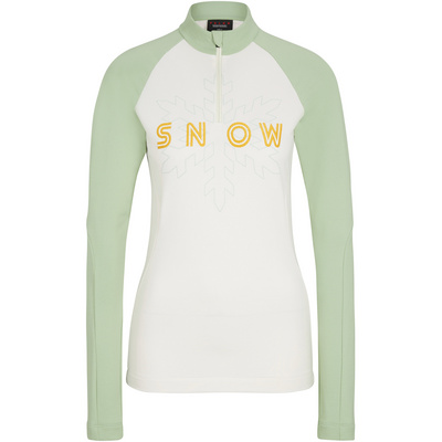 Falke Donna Langarm Unterhemden SK Thermallayer Longsleeve Bianco