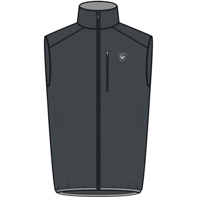 Rossignol Uomo Softshellwesten Active Versatile XC Weste Grigio