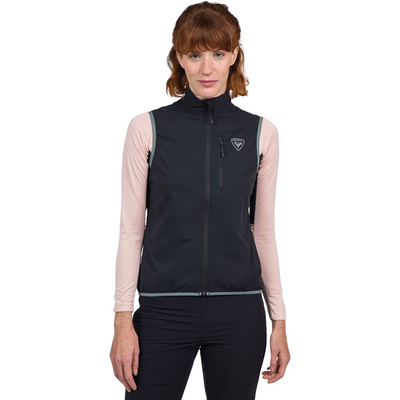 Rossignol Donna Softshellwesten Active Versatile XC Weste Nero