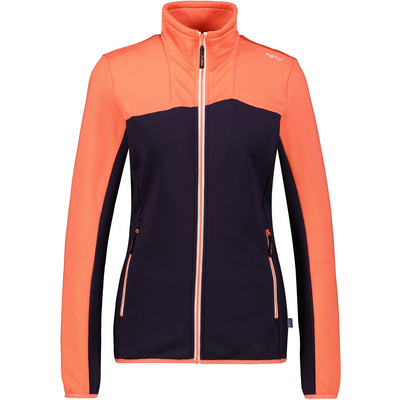 Meru Women Fleece Jacket Wakefield Jacket Blue