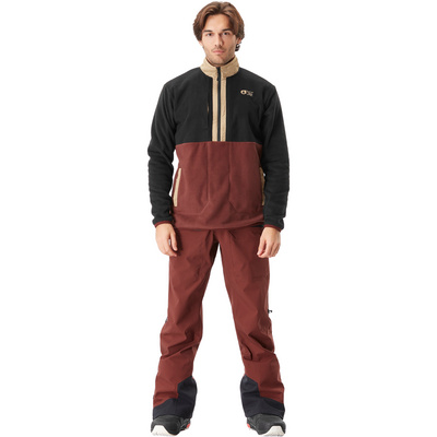 Picture Men Pullover Mathew 1/4 Fleece Pullover Black