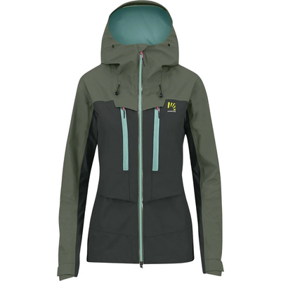 Karpos Mujer Hardshelljacken Regenjacken Midi Shell Chaqueta Beige