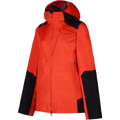 La Sportiva Damen Hardshelljacken Regenjacken Crossridge Evo Shell Jacke Schwarz