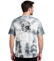 RE:COVERED X NFL Las Vegas Raiders Men's T-Shirt with Logo Print, Cotton Crew Neck, RCNFL1380 Gray/White