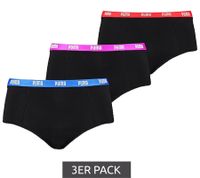 3-pack PUMA Panties Women's Briefs Underwear Set Cotton Briefs 701224756 001 Black 3-pack PUMA Panties Women's Briefs Underwear Set Cotton Briefs 701224756 001 Black