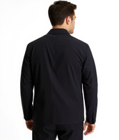Veste surchemise homme Bruno Banani avec poches poitrine, coupe slim 77573007, noire Veste surchemise homme Bruno Banani avec poches poitrine, coupe slim 77573007, noire