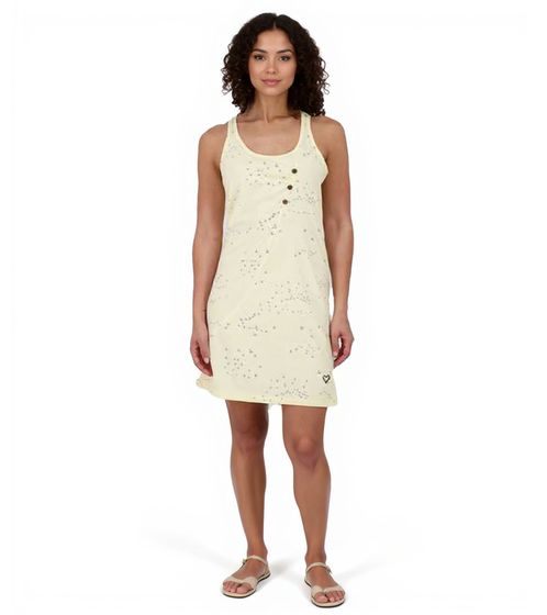 ALIFE AND KICKIN CamyAK B Damen Mini-Kleid Baumwoll-Kleid mit Vögeln Sommer-Kleid 97916922 Butter-Beige