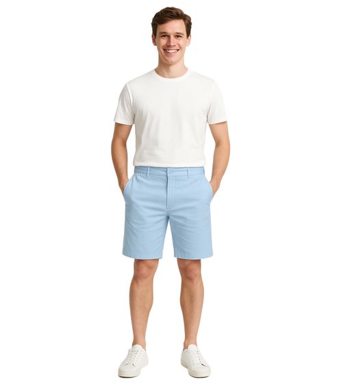 CASUAL FRIDAY Pantaloni chino casual da uomo Peterson Bermuda con shorts in lino e cotone, 20504682 154030 Blu