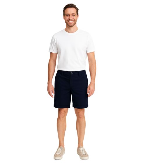 Pantalones cortos de algodón estilo bermudas informales Henry FQ1924 para hombre, talla 21900629 194011, color azul oscuro