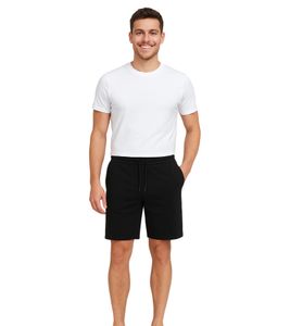 11 PROJECT Palamo Men's Sweat-Bermuda Shorts, Chino-Style, 20716141 194007 Black 11 PROJECT Palamo Men's Sweat-Bermuda Shorts, Chino-Style, 20716141 194007 Black