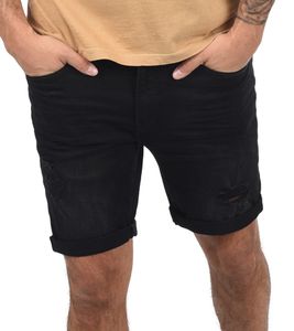 Bermuda en jean pour homme !SOLID, short en coton, 21104062 797002, noir