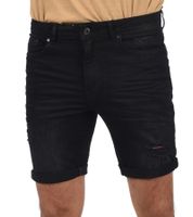 !SOLID Bermuda da uomo per il tempo libero, in denim, in cotone, 21104062 797002, nero !SOLID Bermuda da uomo per il tempo libero, in denim, in cotone, 21104062 797002, nero