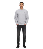 Lacoste Men's Sweatshirt with Logo Embroidery, Basic Sweater, Modern Cotton Sweater, Long-Sleeved Shirt SH9608 00, Gray or Green Lacoste Men's Sweatshirt with Logo Embroidery, Basic Sweater, Modern Cotton Sweater, Long-Sleeved Shirt SH9608 00, Gray or Green
