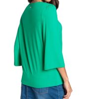 LAURA SCOTT Women's Summer Shirt, Fashionable T-Shirt with Lace, 64649960 Green