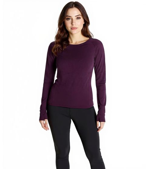 FAYN SPORTS Damen Longsleeve nahtloses Langarm-Shirt Fitness-Kleidung 46379918 Lila