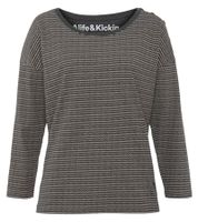 ALIFE AND KICKIN MaddieAK B Women's Sweatshirt, Cotton Pullover, Long-Sleeved Shirt, 42899356, Gray/White ALIFE AND KICKIN MaddieAK B Women's Sweatshirt, Cotton Pullover, Long-Sleeved Shirt, 42899356, Gray/White