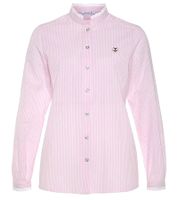 DELMAO Women's Blouse Cotton Shirt with Attached Ruffles 27264507 Pink/White DELMAO Women's Blouse Cotton Shirt with Attached Ruffles 27264507 Pink/White