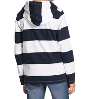 DELMAO Children's Cotton Hooded Sweater, Long-Sleeved Sweatshirt, 59340352, Blue/White DELMAO Children's Cotton Hooded Sweater, Long-Sleeved Sweatshirt, 59340352, Blue/White
