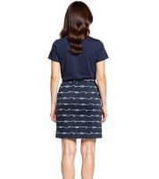 DELMAO Women's Mini Skirt, Sustainable Summer Skirt Made of Pure Cotton, 60074927 Dark Blue DELMAO Women's Mini Skirt, Sustainable Summer Skirt Made of Pure Cotton, 60074927 Dark Blue