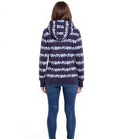 KangaROOS Women's Cotton Hoodie with Floral Ornaments 69913467 Blue KangaROOS Women's Cotton Hoodie with Floral Ornaments 69913467 Blue
