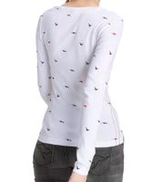 KangaROOS Women's Cotton Sweatshirt, Stylish Long-Sleeved Shirt, Crew Neck Pullover 86609137 White KangaROOS Women's Cotton Sweatshirt, Stylish Long-Sleeved Shirt, Crew Neck Pullover 86609137 White