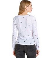 KangaROOS Women's Cotton Sweatshirt, Stylish Long-Sleeved Shirt, Crew Neck Pullover 86609137 White KangaROOS Women's Cotton Sweatshirt, Stylish Long-Sleeved Shirt, Crew Neck Pullover 86609137 White