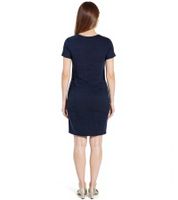 Robe d'été POLARINO pour femme, mini-robe, robe chemise élégante, robe de vacances, 24164953, bleu foncé Robe d'été POLARINO pour femme, mini-robe, robe chemise élégante, robe de vacances, 24164953, bleu foncé