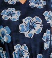 BOYSEN'S Women's Maxi Dress with All-Over Floral Print, Sleeveless Jersey Dress 95560104 Dark Blue