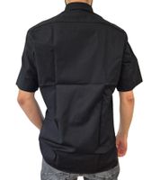 Chemise homme Eterna à manches courtes, chemise business simple, pur coton, 391172, noire Chemise homme Eterna à manches courtes, chemise business simple, pur coton, 391172, noire