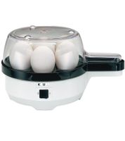 KRUPS Electric Egg Cooker for 7 Eggs, Kitchen Helper, Kitchen Utensil, 350 Watts, F2337010, White/Black KRUPS Electric Egg Cooker for 7 Eggs, Kitchen Helper, Kitchen Utensil, 350 Watts, F2337010, White/Black