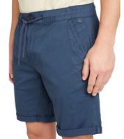 BLEND Herren Baumwoll-Shorts kurze Bermuda mit Krempelsaum und Gummibund 20716624 in Blau oder Beige BLEND Herren Baumwoll-Shorts kurze Bermuda mit Krempelsaum und Gummibund 20716624 in Blau oder Beige