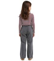Pantalones anchos para niña, pantalones de tela, pantalones para diario, 924164 Gris