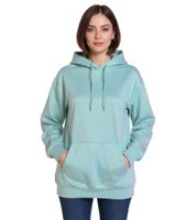 ZEGY Damen Hoodie schlichter Kapuzen-Pullover mit Kängurutasche Sweater 1082 Mint-Grün