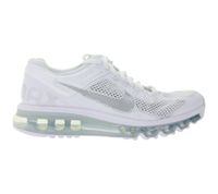 NIKE Air Max 2013 Kinder Sneaker Mädchen und Jungen Turnschuhe mit Air-Dämpfung 555426-101 Weiß/Silber
