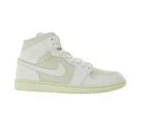 NIKE Air Jordan 1 Mid Women's Genuine Leather Sneakers Mid-Top Sneakers BQ6472-201 White/Light Brown/Beige NIKE Air Jordan 1 Mid Women's Genuine Leather Sneakers Mid-Top Sneakers BQ6472-201 White/Light Brown/Beige