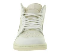 NIKE Air Jordan 1 Mid Women's Genuine Leather Sneakers Mid-Top Sneakers BQ6472-201 White/Light Brown/Beige NIKE Air Jordan 1 Mid Women's Genuine Leather Sneakers Mid-Top Sneakers BQ6472-201 White/Light Brown/Beige