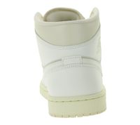 NIKE Air Jordan 1 Mid Women's Genuine Leather Sneakers Mid-Top Sneakers BQ6472-201 White/Light Brown/Beige NIKE Air Jordan 1 Mid Women's Genuine Leather Sneakers Mid-Top Sneakers BQ6472-201 White/Light Brown/Beige