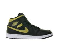 NIKE Air Jordan 1 Low Sneakers basse in vera pelle da uomo DQ8426-071 Nero/Oro