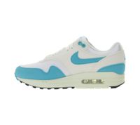 NIKE Air Max 1 Women's Genuine Leather Low-Top Sneakers DZ2628-107 White/Turquoise NIKE Air Max 1 Women's Genuine Leather Low-Top Sneakers DZ2628-107 White/Turquoise