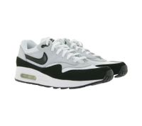 Baskets Nike Air Max 1 pour fille et garçon, cuir véritable, basses, DZ3307-106, blanc/noir
