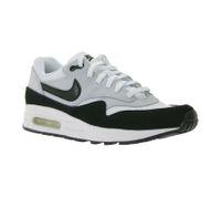 Baskets Nike Air Max 1 pour fille et garçon, cuir véritable, basses, DZ3307-106, blanc/noir