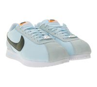 NIKE Cortez Women's Retro Sneakers with Genuine Leather Low-Top Sneakers DZ2795-401 White/Light Blue/Black NIKE Cortez Women's Retro Sneakers with Genuine Leather Low-Top Sneakers DZ2795-401 White/Light Blue/Black