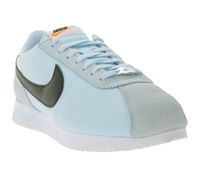 NIKE Cortez Women's Retro Sneakers with Genuine Leather Low-Top Sneakers DZ2795-401 White/Light Blue/Black NIKE Cortez Women's Retro Sneakers with Genuine Leather Low-Top Sneakers DZ2795-401 White/Light Blue/Black