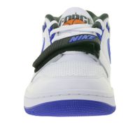 NIKE Alpha Force 88 Herren Basketball-Sneaker Echtleder Turnschuhe im Retro-Look FN6245 100 Weiß/Blau/Schwarz