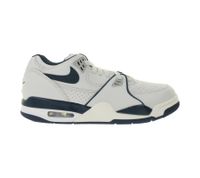 NIKE Air Flight 89 Low Men's Genuine Leather Basketball Sneakers Retro FQ8256-001 White/Beige/Blue