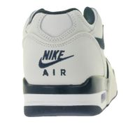 NIKE Air Flight 89 Low Men's Genuine Leather Basketball Sneakers Retro FQ8256-001 White/Beige/Blue