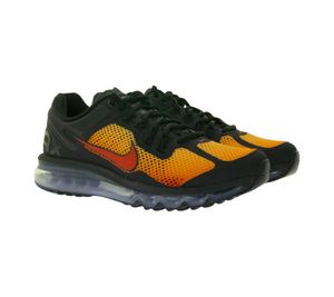 NIKE Air Max 2013 Men's Mesh Sneakers with Air Cushioning HF4887-873 Black/Red/Orange NIKE Air Max 2013 Men's Mesh Sneakers with Air Cushioning HF4887-873 Black/Red/Orange