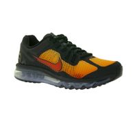 NIKE Air Max 2013 Herren Sneaker Mesh-Turnschuhe mit Air-Dämpfung HF4887-873 Schwarz/Rot/Orange