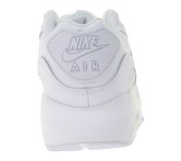 NIKE Air Max 90 Kinder Sneaker Mädchen und Jungen Turnschuhe mit Air-Dämpfung und Echtleder HF6358-102 Weiß/Silber