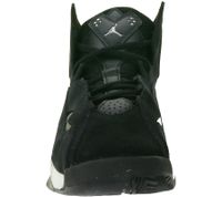 NIKE JORDAN True Flight Kinder Sneaker Mädchen und Jungen Echtleder Turnschuhe Mid-Top Basketball 343795-050 Schwarz
